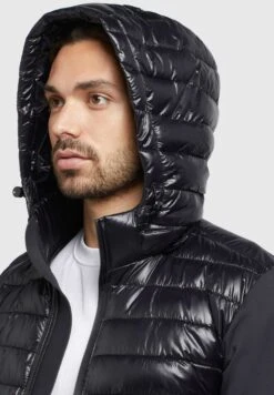 Khujo Bolt Shiny - Jas - Schwarz -Herenkledingwinkel 004a4ab648004bbc80113d895f669abb