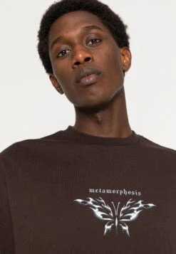 YOURTURN Unisex - T-Shirt Print -Dark Brown -Herenkledingwinkel 02e4d60f13f94c1fafeeb82f0a656834