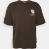 YOURTURN Graphic Tee Unisex - T-Shirt Print - Brown -Herenkledingwinkel 08d5e85cc49744139e8d68e02a0fcb31