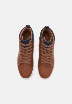 Pier One Sneakers Hoog - Cognac -Herenkledingwinkel 0aba0c1cbdac41aab583093288086863