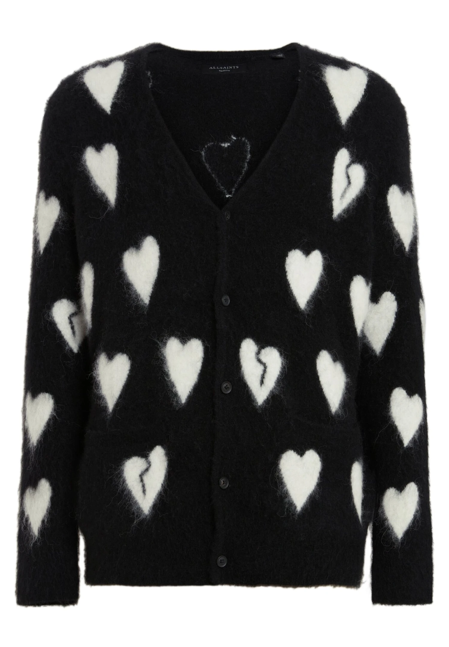 AllSaints Amore - Vest - Black/White 6 AllSaints Amore - Vest - Black/White - Afbeelding 4
