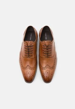 Pier One Leather - Veterschoenen - Cognac -Herenkledingwinkel 15f1d142a8814a208bbc0e7f2bb30aed