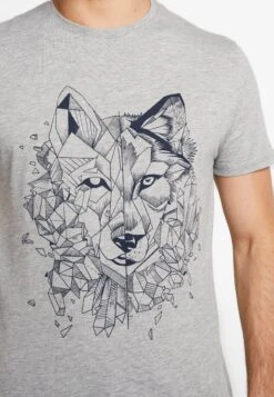 Pier One T-Shirt Print - Mottled Grey -Herenkledingwinkel 19bac3e87c214150932db03a2c67e58e