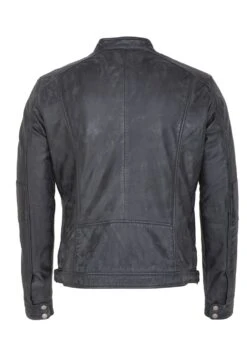 Lee Cooper Bryton - Leren Jas - Vintage Black -Herenkledingwinkel 1c434bce19b44d83898fdb9d888b605e