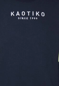 Kaotiko Sud Cap Ewan - Hoodie - Navy/Green/Coral -Herenkledingwinkel 23b553e0d28c40fcb86836a12f532e8e