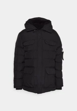 SikSilk Parka Coat - Winterjas - Black -Herenkledingwinkel 2416e1cad17447e1a28f630db1f00506