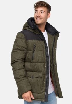 Indicode Jeans Krem - Winterjas - Army -Herenkledingwinkel 2cce627d8ccb4a2888f39eddbb1258bb