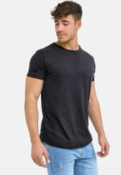Indicode Jeans Wilbur - T-Shirt Print - Anthrazit -Herenkledingwinkel 30a31f27d98044ea9aac4f285c872a4e