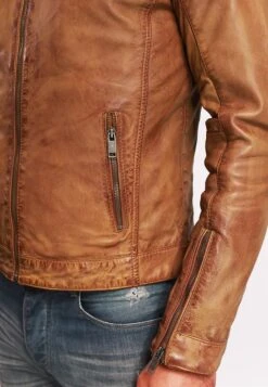 Lee Cooper Bertin - Leren Jas - Vintage Cognac -Herenkledingwinkel 311de5dbef58465ab59af2fc1bec27ea