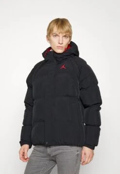 Jordan Puffer Jacket - Winterjas - Black/Fire Red -Herenkledingwinkel 32f075e862d649d5af0d9890c11d86d8