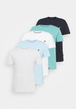 Pier One 5 Pack - T-Shirt Basic - Light Grey - 101_White - 001_Green - 602 16 Pier One 5 Pack - T-Shirt Basic - Light Grey - 101_White - 001_Green - 602 -Herenkledingwinkel 3fe4ededb7e446c69186309619c33f40