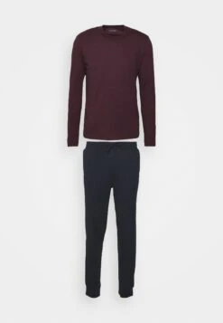 Pier One Pyjama -Dark Blue/Bordeaux -Herenkledingwinkel 44d1a5d0e01745888ac1a74563e21776