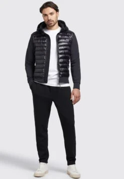 Khujo Bolt Shiny - Jas - Schwarz -Herenkledingwinkel 5182dc287a9e44b39670b1ce65a80d4b