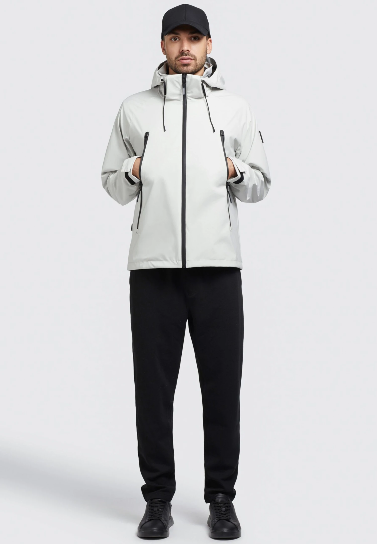 Khujo Adam - Regenjas - Hellgrau 6 Khujo Adam - Regenjas - Hellgrau - Afbeelding 4