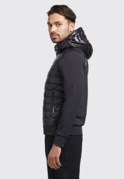 Khujo Bolt Shiny - Jas - Schwarz -Herenkledingwinkel 5d2f9370cb254ea682e43832c4775765