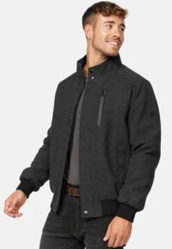 Indicode Jeans Bob - Jas - Mini Herringbone Black -Herenkledingwinkel 5e17a560df92453b895c0c6d385f3b70