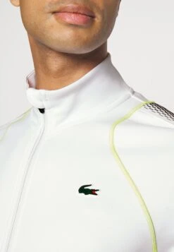 Lacoste Sport Tennis Jacket Med - Trainingsvest - Blanc Jaune -Herenkledingwinkel 624c4eb3980949f2a252ed4de6c319a8