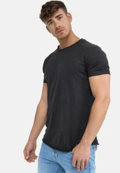 Indicode Jeans Wilbur - T-Shirt Print - Anthrazit -Herenkledingwinkel 657195ce73044ff2a353919a3f87cd63