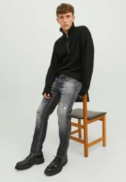 Jack & Jones Jjimike Jjoriginal Ge- Slim Fit Jeans - Grey Denim -Herenkledingwinkel 6831e6d86f0041e19c5cb40a5af503f0