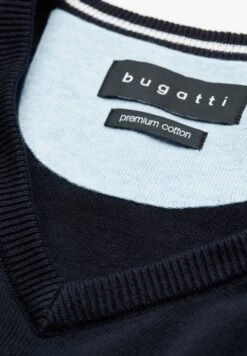 Bugatti V-Neck - Trui - Marine -Herenkledingwinkel 7a61924097554df9bf15c694f95f598d