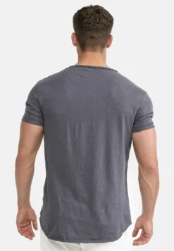 Indicode Jeans Wilbur - T-Shirt Print - Grau -Herenkledingwinkel 81840d9000ce458382f3f1ad283efe98
