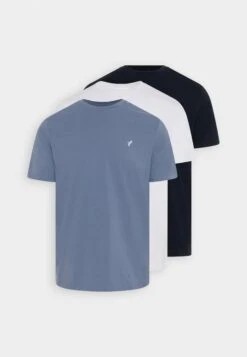 Pier One 3 Pack - T-Shirt Basic - White/Dark Blue/Blue 15 Pier One 3 Pack - T-Shirt Basic - White/Dark Blue/Blue -Herenkledingwinkel 8188735d5da04a0e90815cda0be953a7