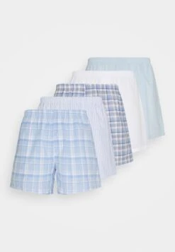 Pier One 5 Pack - Boxershort - Light Blue/White -Herenkledingwinkel 843919d02a024465b4f0a52da0998e48