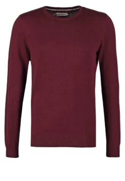 Pier One Basic Crewneck - Trui - Bordeaux -Herenkledingwinkel 85d6d8a383134993bde44fb81e406306