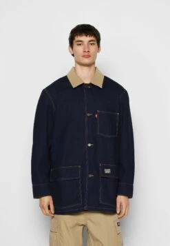 Cypress Chore Coat - Spijkerjas - Dark Indigo Rinse -Herenkledingwinkel 880a74b47568466b8e6258bff97283c4
