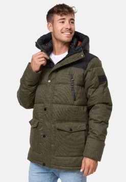 Indicode Jeans Krem - Winterjas - Army -Herenkledingwinkel 881099db869646f6a00bacf43a270157