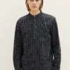 TOM TAILOR Denim Mit Stehkragen - Overhemd - Black Stripe -Herenkledingwinkel 8c2d2aa462ae41a09446339aef6db911