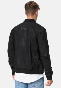 Indicode Jeans Captain - Leren Jas - Black -Herenkledingwinkel 8cb4da1dd2d743828c9322e7d6a05904
