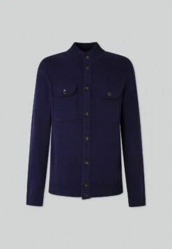 Hackett London Chest Pocket Fb - Vest - Navy -Herenkledingwinkel 8ce33ab50f9b4745b5dd70d3162d76b9