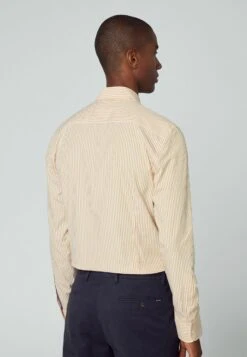 Hackett London Essential Bengal Stripe - Overhemd - White Yelow -Herenkledingwinkel 9204d985ce4a4de09d9b58fb15d014b2