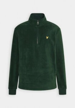 Lyle & Scott Quarter Zip - Fleece Trui - Dark Green -Herenkledingwinkel 94531ede8c0b435fa96b522e0ae2eb79
