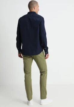 Pier One Overhemd - Dark Blue -Herenkledingwinkel 94f0b92db0714e3ba35b1fc927698922