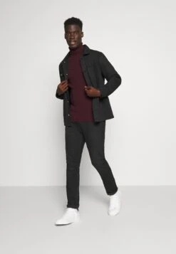 Pier One Muscle Fit Turtle - Trui - Mottled Bordeaux -Herenkledingwinkel 986d5767f9c34112921f8a40cd6998a3