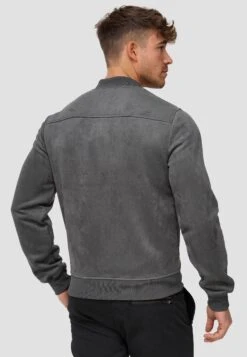 Indicode Jeans Imitatieleren Jas - Raven -Herenkledingwinkel 9af680bff7b0473bb5a28ab461b38438