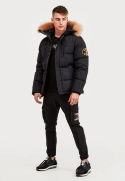Oshawa Puffer Parka Jacket - Winterjas - Black -Herenkledingwinkel a170abff66ed4ff7843b8b64cfa2771f