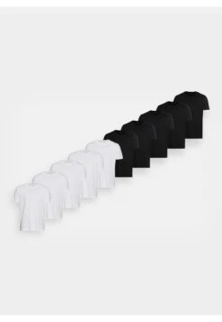 Pier One 10 Pack - T-Shirt Basic - White/Black 12 Pier One 10 Pack - T-Shirt Basic - White/Black -Herenkledingwinkel a47858ffbc3a4fd8908751110de7e4fb