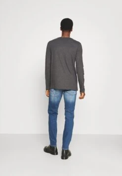 Pier One 2 Pack - Longsleeve - Dark Grey/Black -Herenkledingwinkel a601e52fa7974b079f93b858d4b782ec