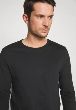 Pier One 2 Pack - Longsleeve - White/Black -Herenkledingwinkel abe5f01df1c144a5b727bffa4e9f9909