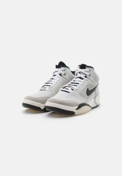 Nike Sportswear Air Flight Lite Mid Nas - Sneakers Hoog - Photon Dust/Black/Metallic Silver/Light Smoke Grey/White/Pale Ivory -Herenkledingwinkel ad7a2b7c62804a9abf7c8841ba4694a6