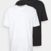 YOURTURN 2 Pack Unisex - T-Shirt Basic - Black/White -Herenkledingwinkel b383217157c14aa8bd1cb759b42b8d88
