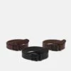 Pier One 3 Pack Unisex - Riem - Black/Brown/Dark Brown -Herenkledingwinkel b7b23cd8203549e5921c13f688755998