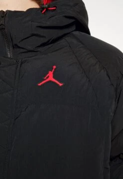 Jordan Puffer Jacket - Winterjas - Black/Fire Red -Herenkledingwinkel bd09f476bc53452e9505067ab8af8f2d