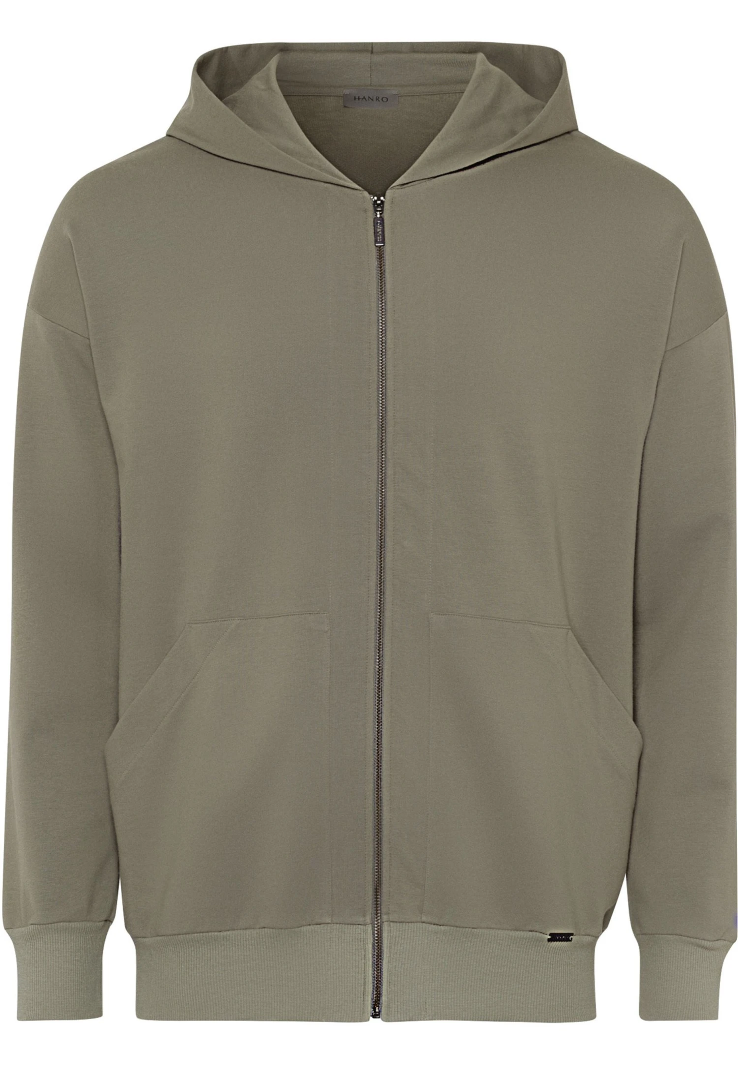 HANRO Natural Living - Sweater Met Rits - Antique Green 7 HANRO Natural Living - Sweater Met Rits - Antique Green - Afbeelding 5