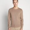 Pier One Basic Crewneck - Trui - Mottled Beige -Herenkledingwinkel cc4d98d60e7a447cbbb2e3da965107ff