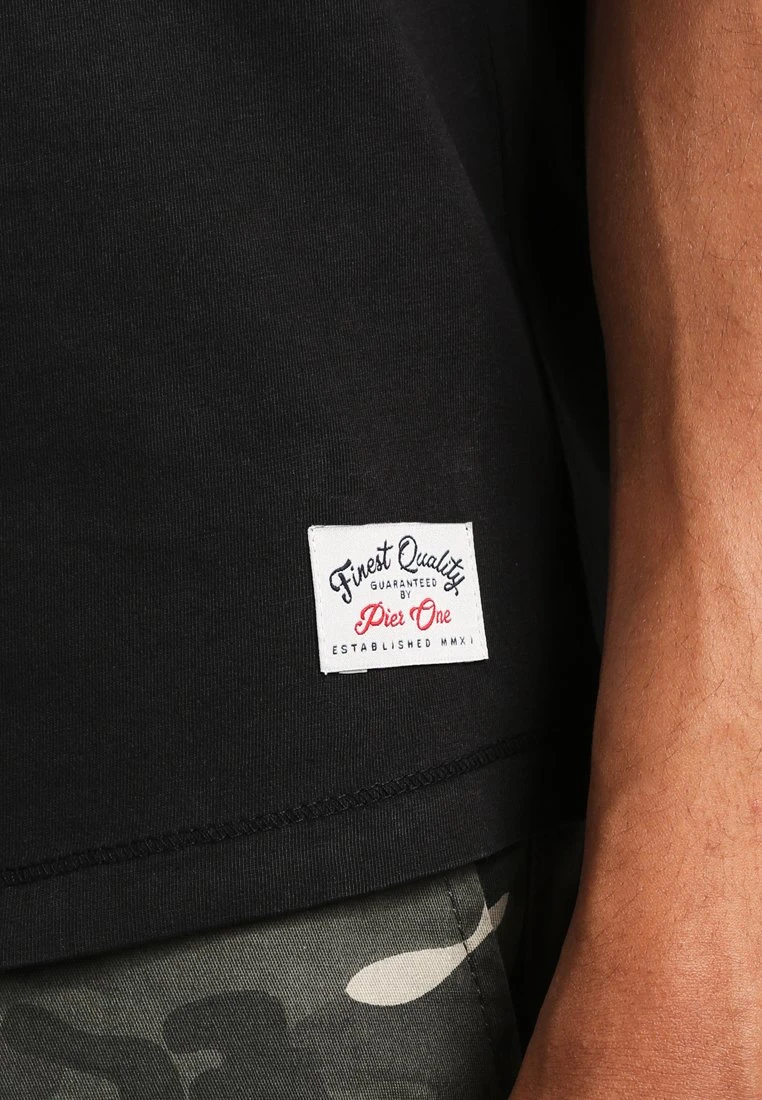 Pier One Garment Tee - T-Shirt Basic - Black 6 Pier One Garment Tee - T-Shirt Basic - Black - Afbeelding 4