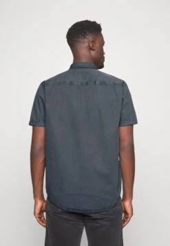 Pier One Overhemd - Blue-Grey -Herenkledingwinkel de6eac676ffe49579f368c1daedeaca4